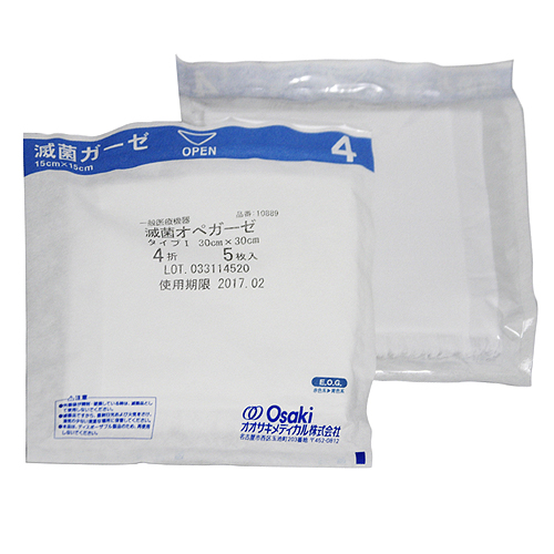 たのめーる】オオサキメディカル オオサキ滅菌オペガーゼ RS4-5 30