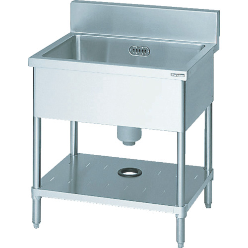 たのめーる】マルゼン 一槽シンク600×450×800(ホース付) BSI-064 1台の通販