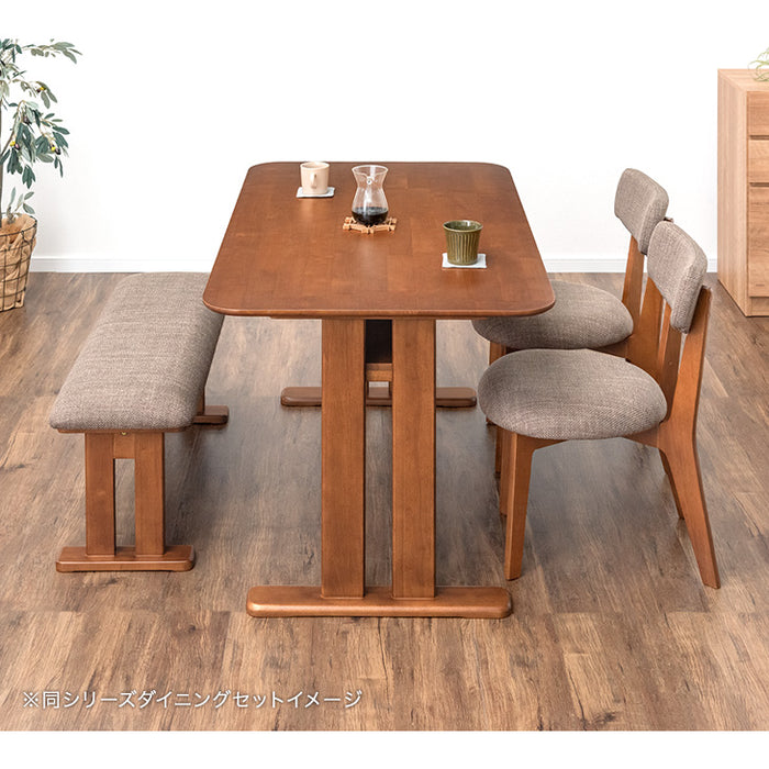 3人掛け ダイニングベンチ 100cm 単品 長椅子 ファブリック ベンチ