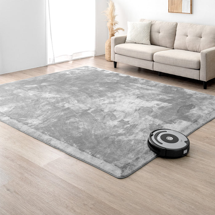 200×300］お掃除ロボ対応 ラグ 高反発 極厚30mm 防音 滑り止め付き