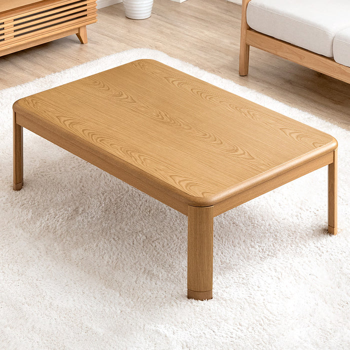 120×80cm］傷に強いUV塗装 こたつ テーブル単品 長方形 600W ハロゲン