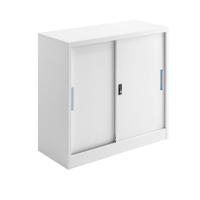 ☆法人様限定☆ 引戸書庫 シリンダー錠 スチール 高耐久 オフィス