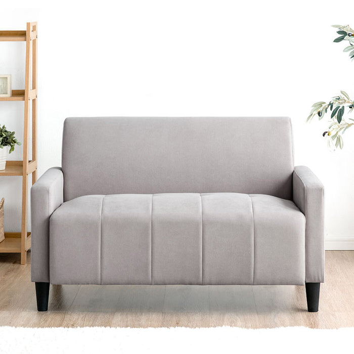 幅112] ロータイプにもなる 2Way ソファ コンパクト くすみカラー 2人