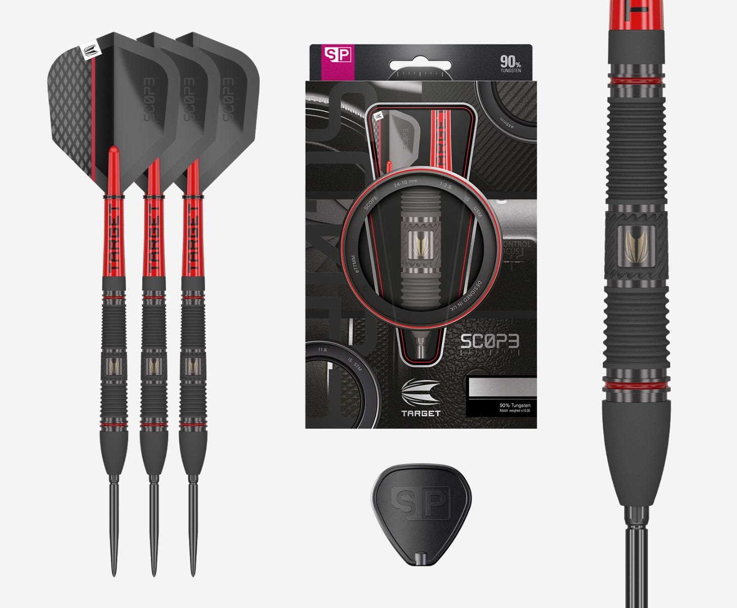 Scope 02 SP | Steel Tip Darts | 90% Tungsten Darts