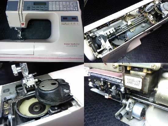 センサークラフト｜7301型｜ジャノメミシン修理｜糸が絡んで縫えない