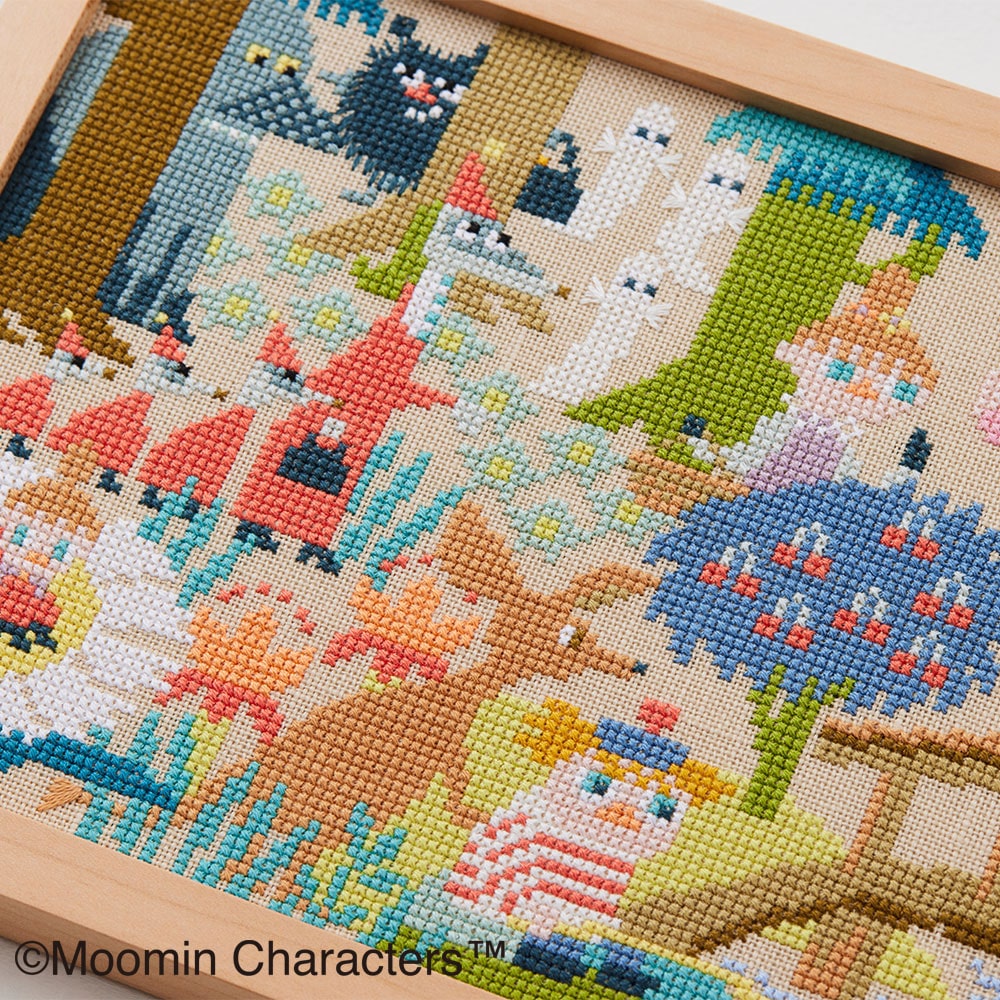 ハッピーさん】Gera! クロスステッチキット「牧神の午後」 額セット