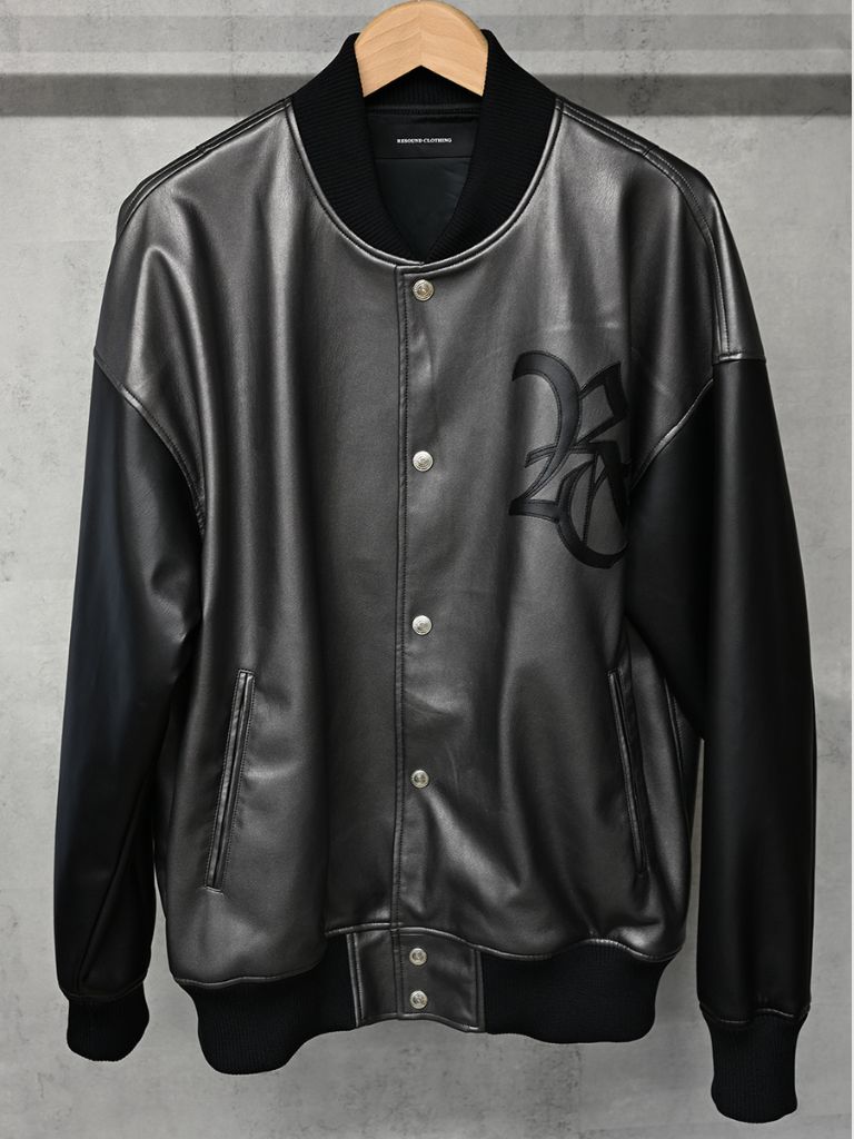RESOUND CLOTHING - 《予約9月1日18時締め》 leather Varsity jacket