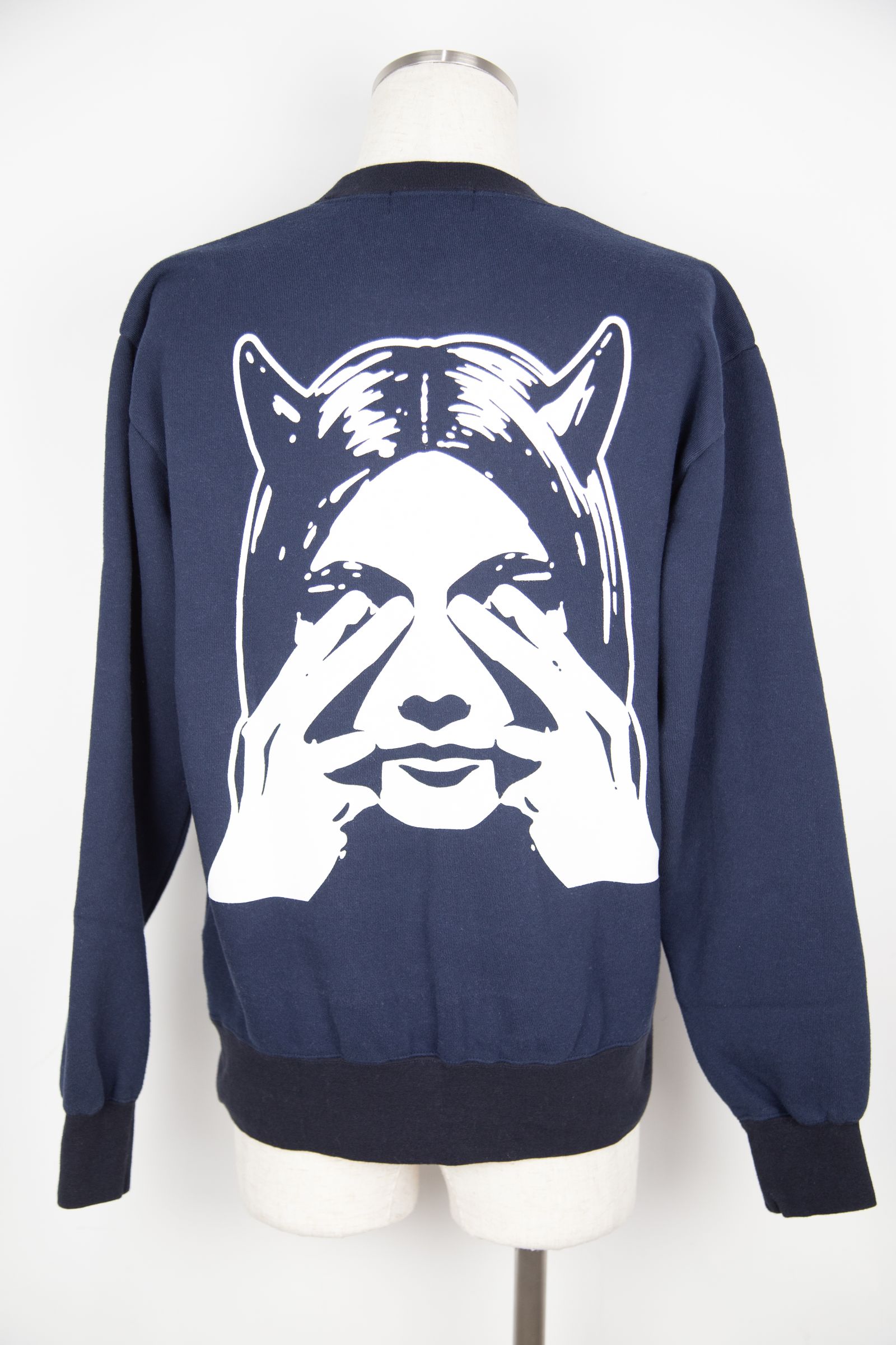 HYSTERIC GLAMOUR - SEE NO EVIL スウェット / ネイビー | Tempt