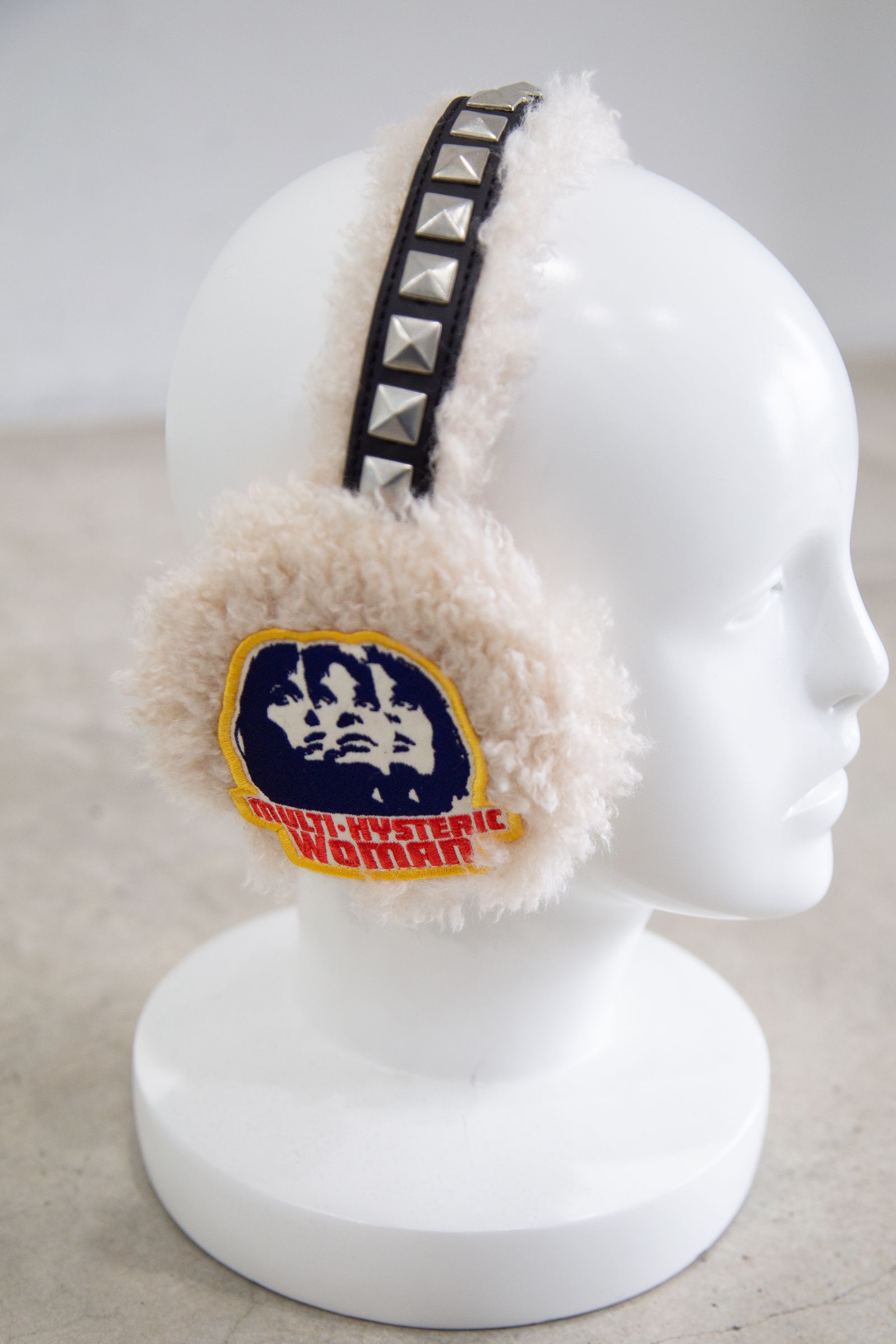 HYSTERIC GLAMOUR - MULTI HYSTERIC WOMAN ファーイヤーマフラー | Tempt