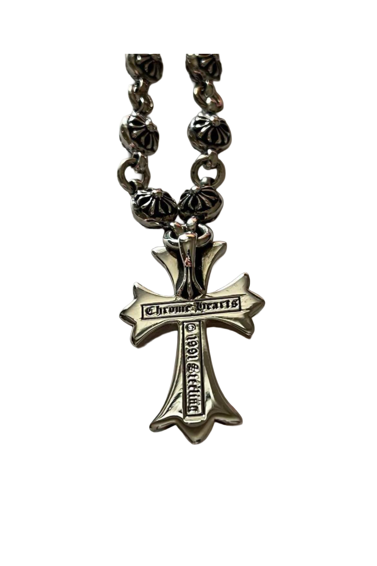 CHROME HEARTS - 【新品未使用】クロスボールチェーン スモールクロス