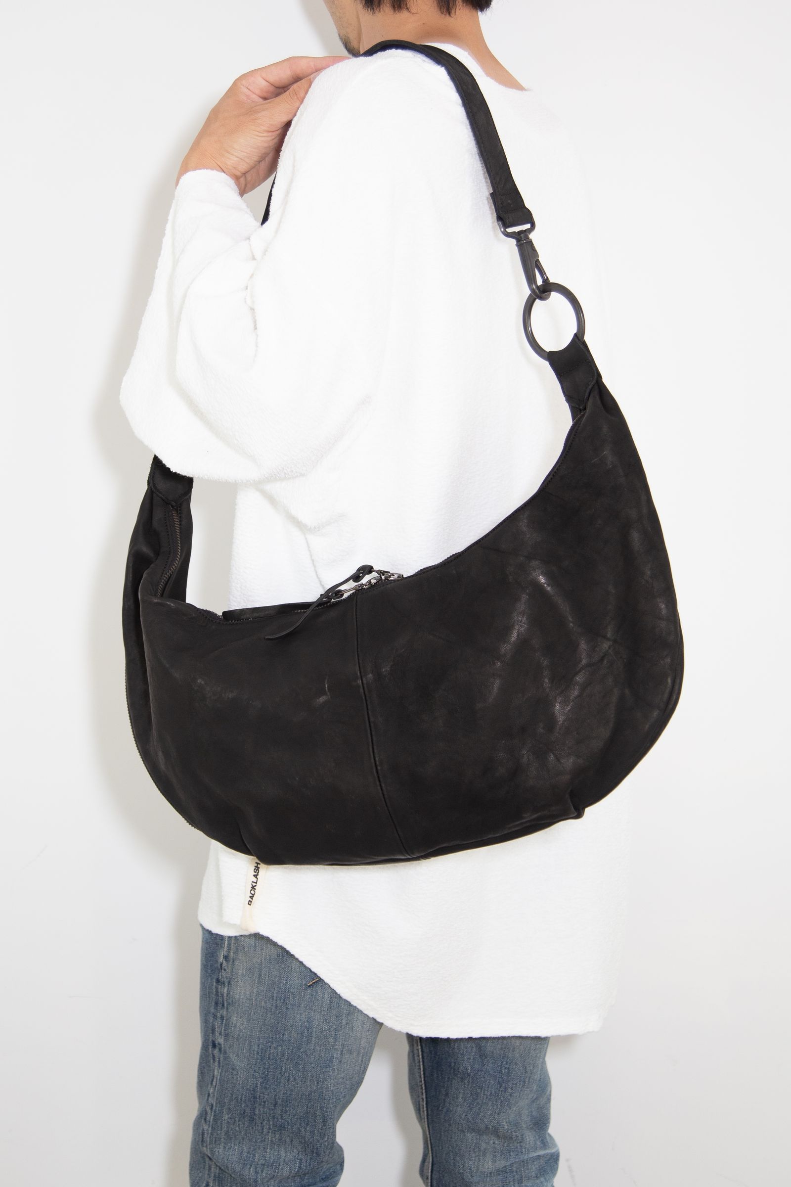 ISAMU KATAYAMA BACKLASH - DOUBLE SHOULDER GARMENT-DYED SHOULDER