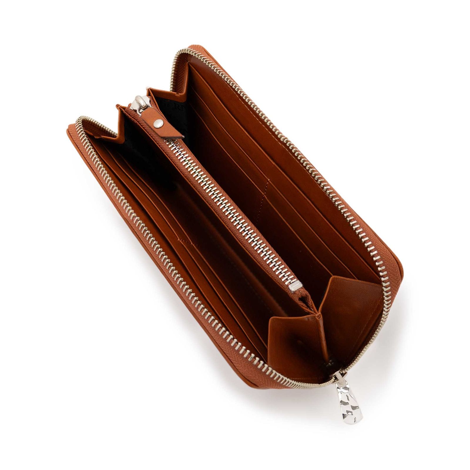 GARNI - Vine Pattern Zip Long Wallet / ブラウン | Tempt