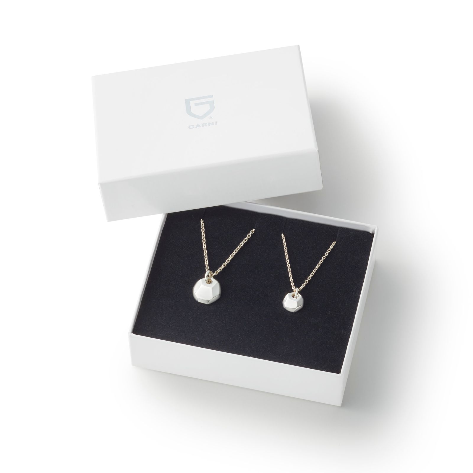 GARNI - Crockery Chip Pendant [2 pcs set]・ペアネックレス | Tempt