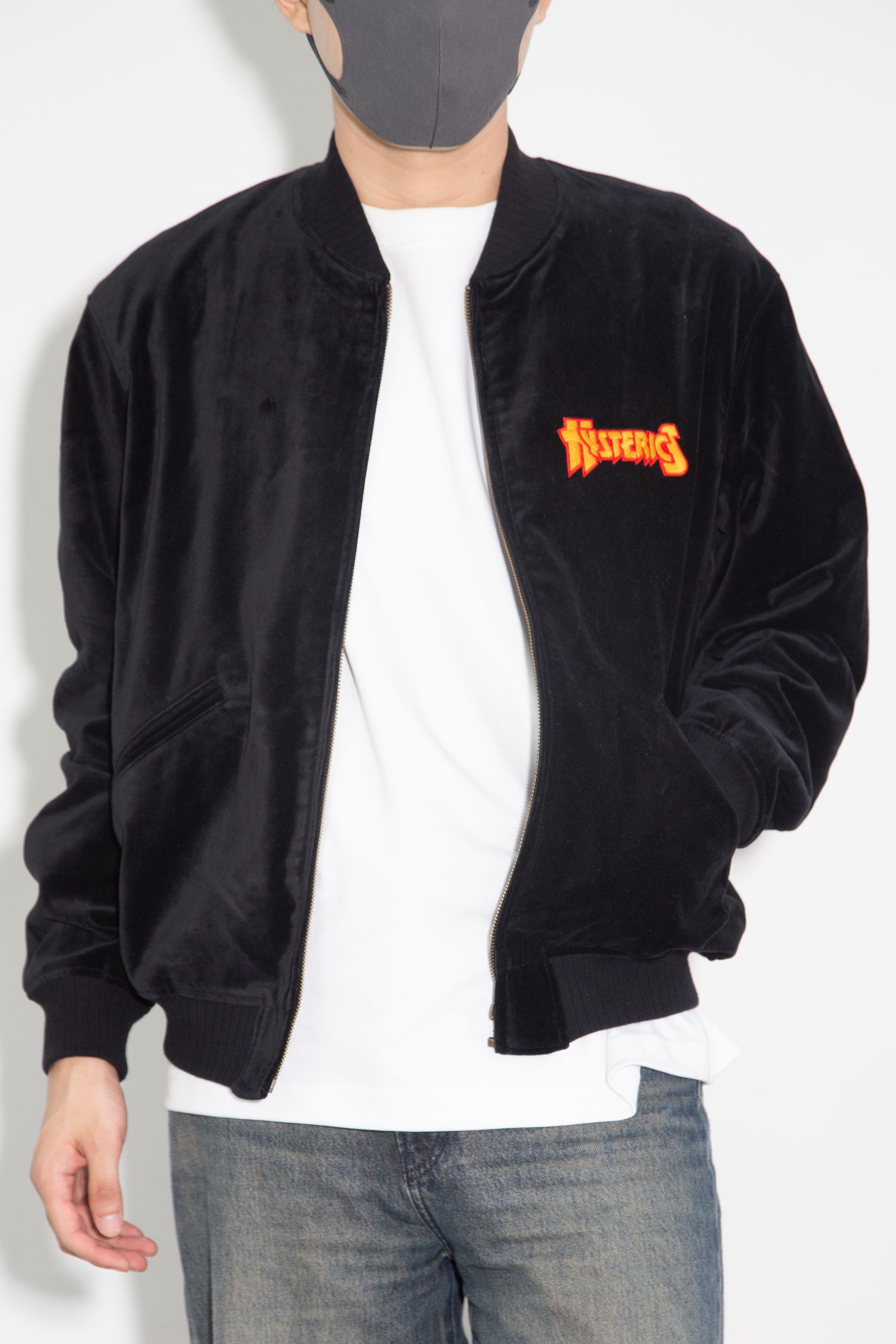 HYSTERIC GLAMOUR - [ラスト1点 サイズL] BAD ASS MAMA刺繍 別珍