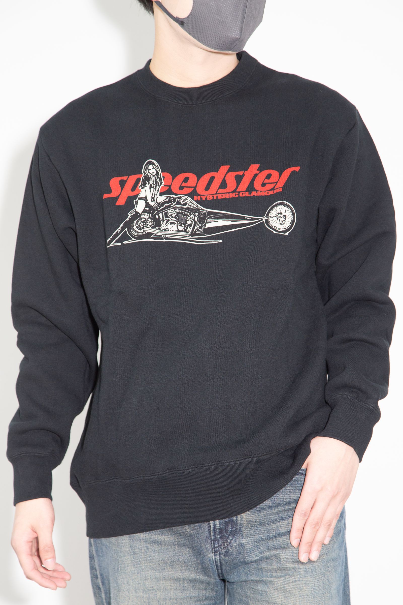 HYSTERIC GLAMOUR - SPEEDSTER スウェット / ブラック | Tempt