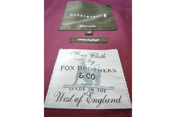 MACKINTOSH(マッキントッシュ)×FOX BROTHERS （フォックスブラザーズ