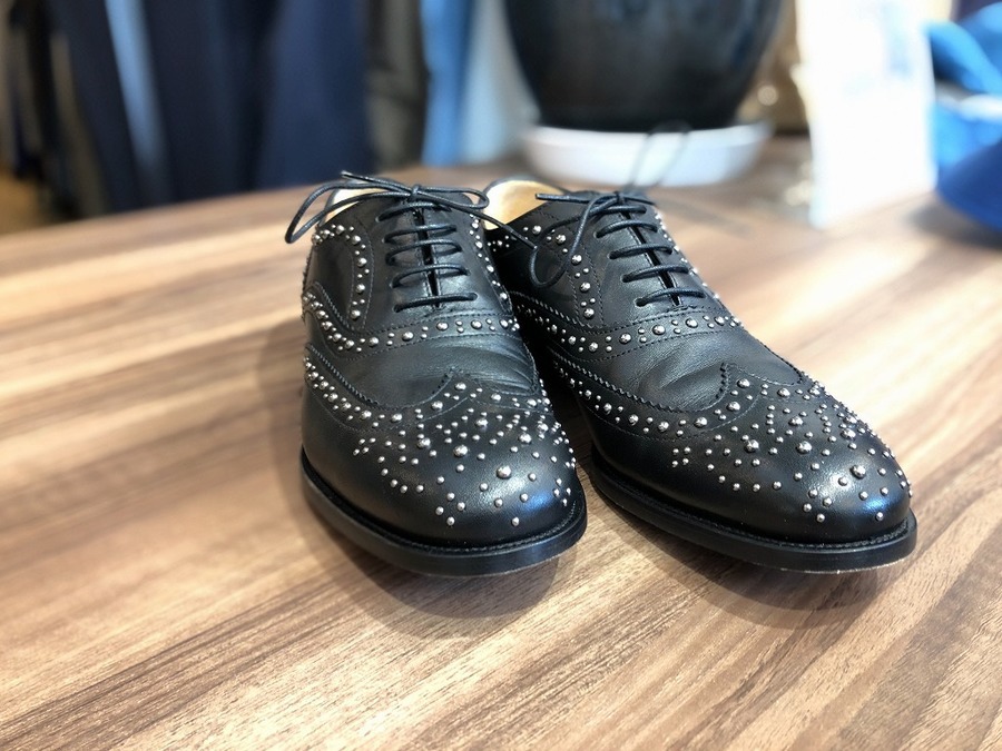 Church's/チャーチ】メタルスタッズが付いたBURWOOD/バーウッドが入荷