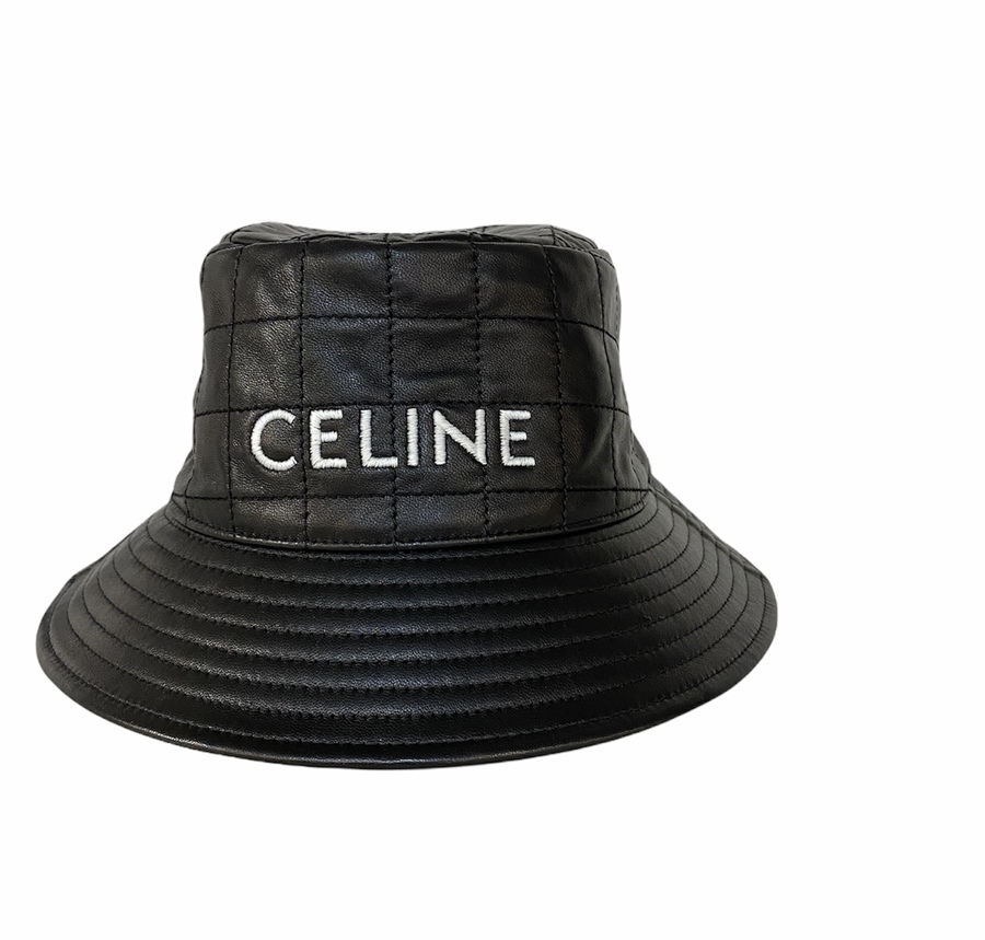 ☆買取強化ブランド☆【CELINE/セリーヌ】レザーバケットハット お