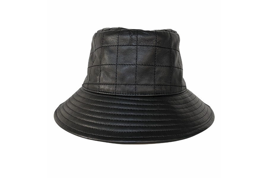 ☆買取強化ブランド☆【CELINE/セリーヌ】レザーバケットハット お