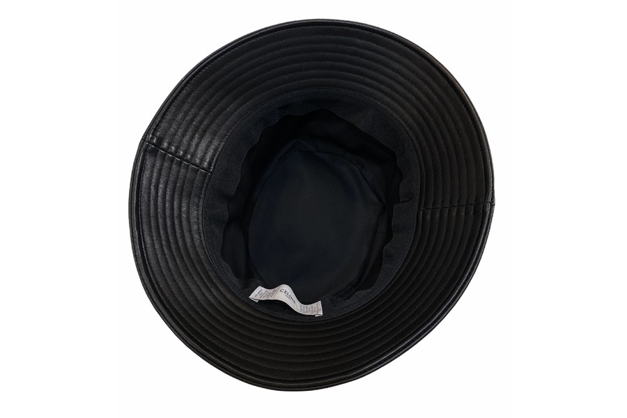 ☆買取強化ブランド☆【CELINE/セリーヌ】レザーバケットハット お