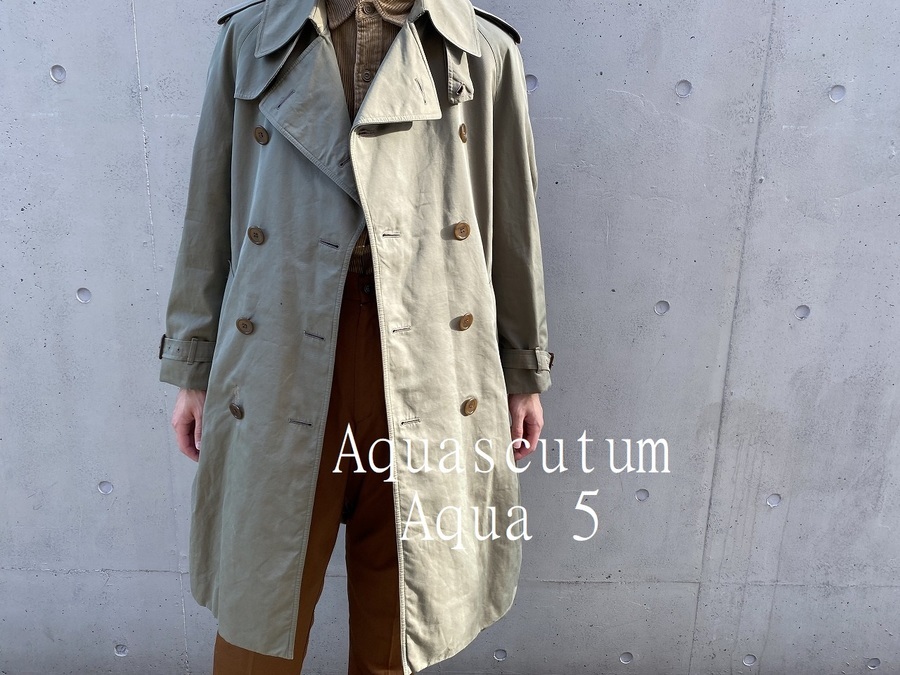 Aquascutum/アクアスキュータム】よりAqua5 トレンチコートが買取入荷