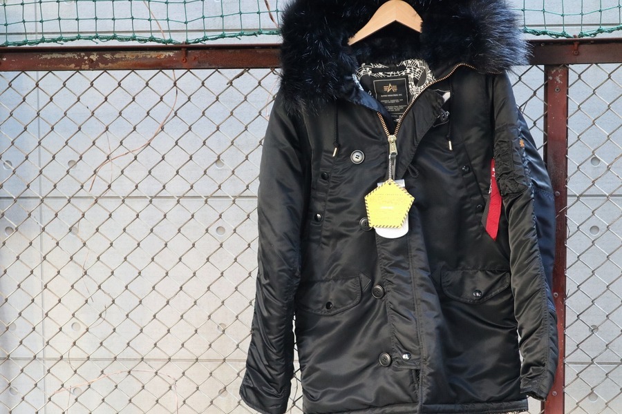 ALPHA(アルファー）×NUMBER（N）INE（ナンバーナイン）N-3Bジャケット