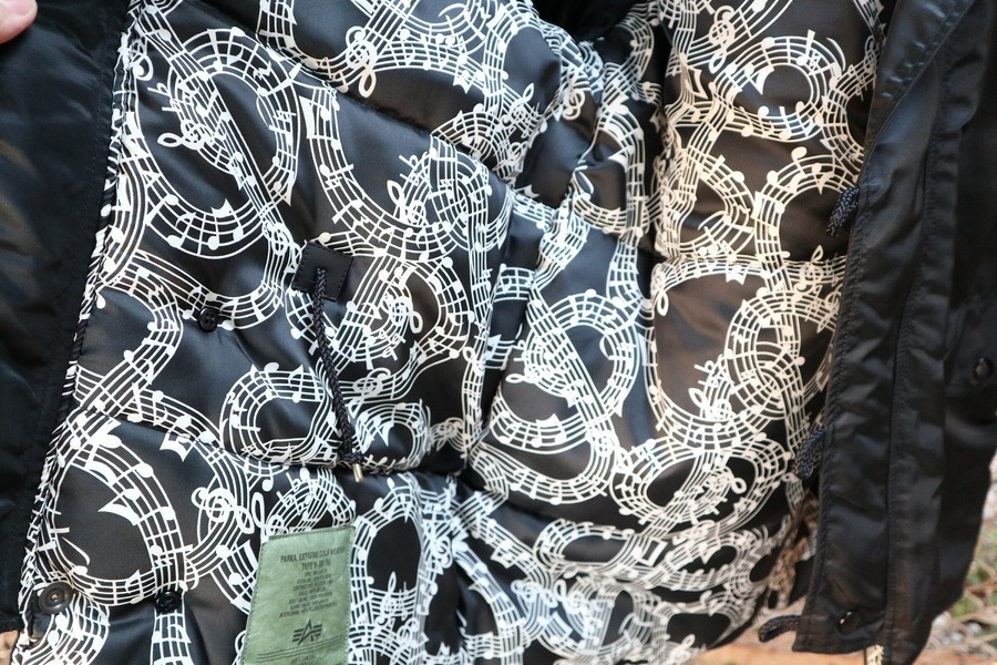 ALPHA(アルファー）×NUMBER（N）INE（ナンバーナイン）N-3Bジャケット