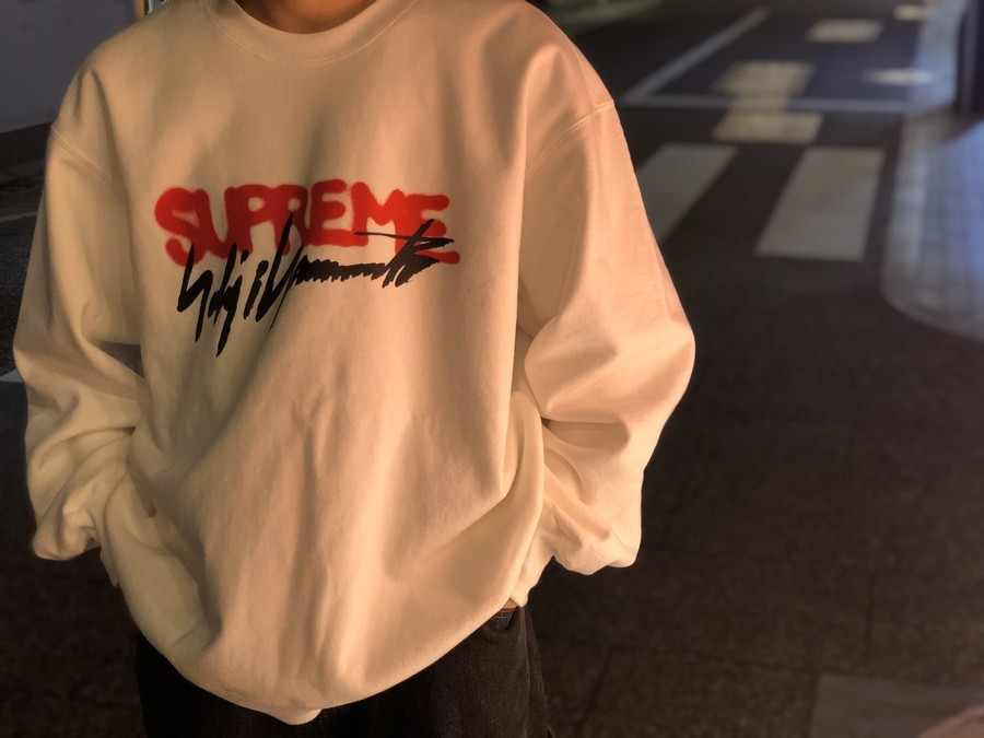 Supreme × Yohji Yamamoto/シュプリーム×ヨウジヤマモト】よりクルー