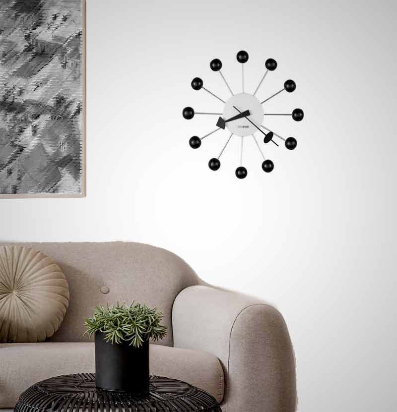 Howard Miller Ball Clock 625-333 George Nelson Contemporary Wall Clock