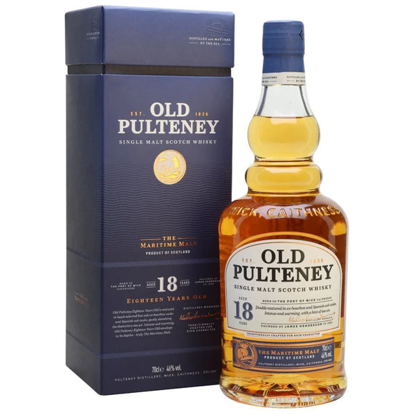 Old Pulteney 18 Year Old Single Malt Scotch Whisky ABV 46% 700ml
