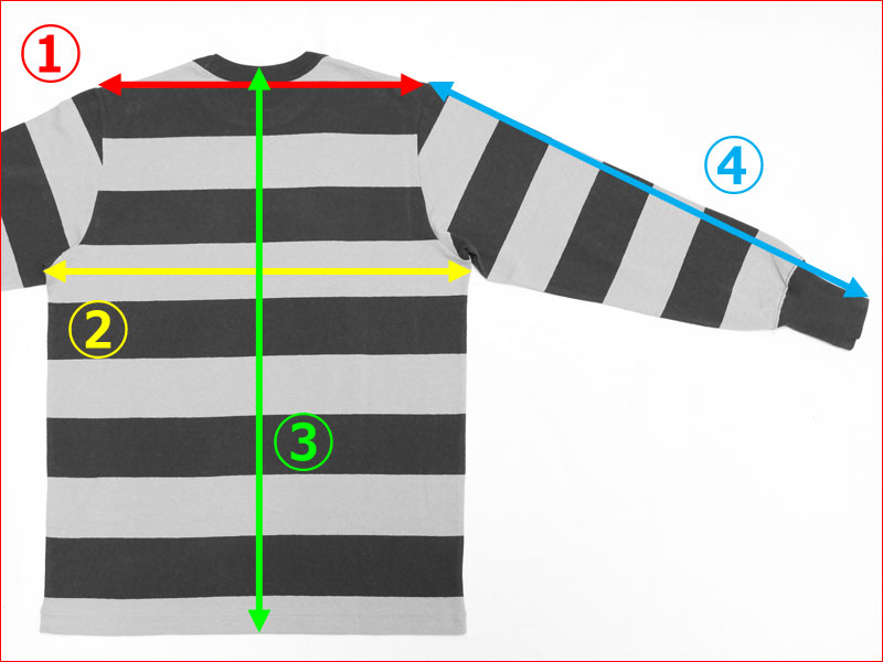 フリーホイーラーズ【ホリゾンタルストライプ（太ボーダー）長袖T