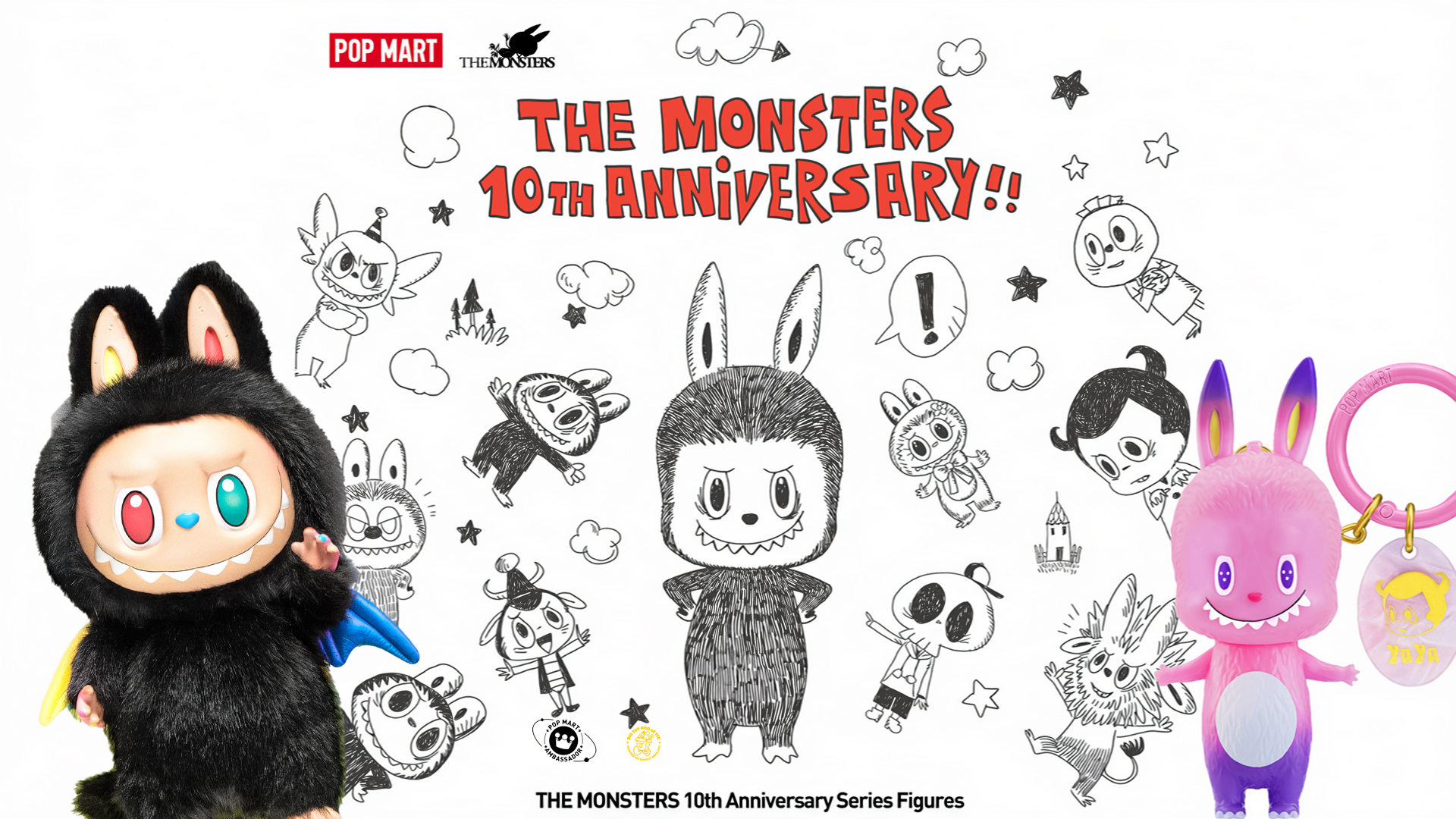 POP MART x Kasing Lung x How2work Presents THE MONSTERS 10th