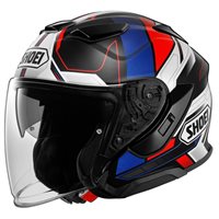 Shoei J-Cruise 3 Whizzy TC1 Helmet (Black||Red) The Visor Shop.com