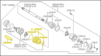 Motorsport Auto - The Z Store - Factory CV Axle Boot Repair Kit
