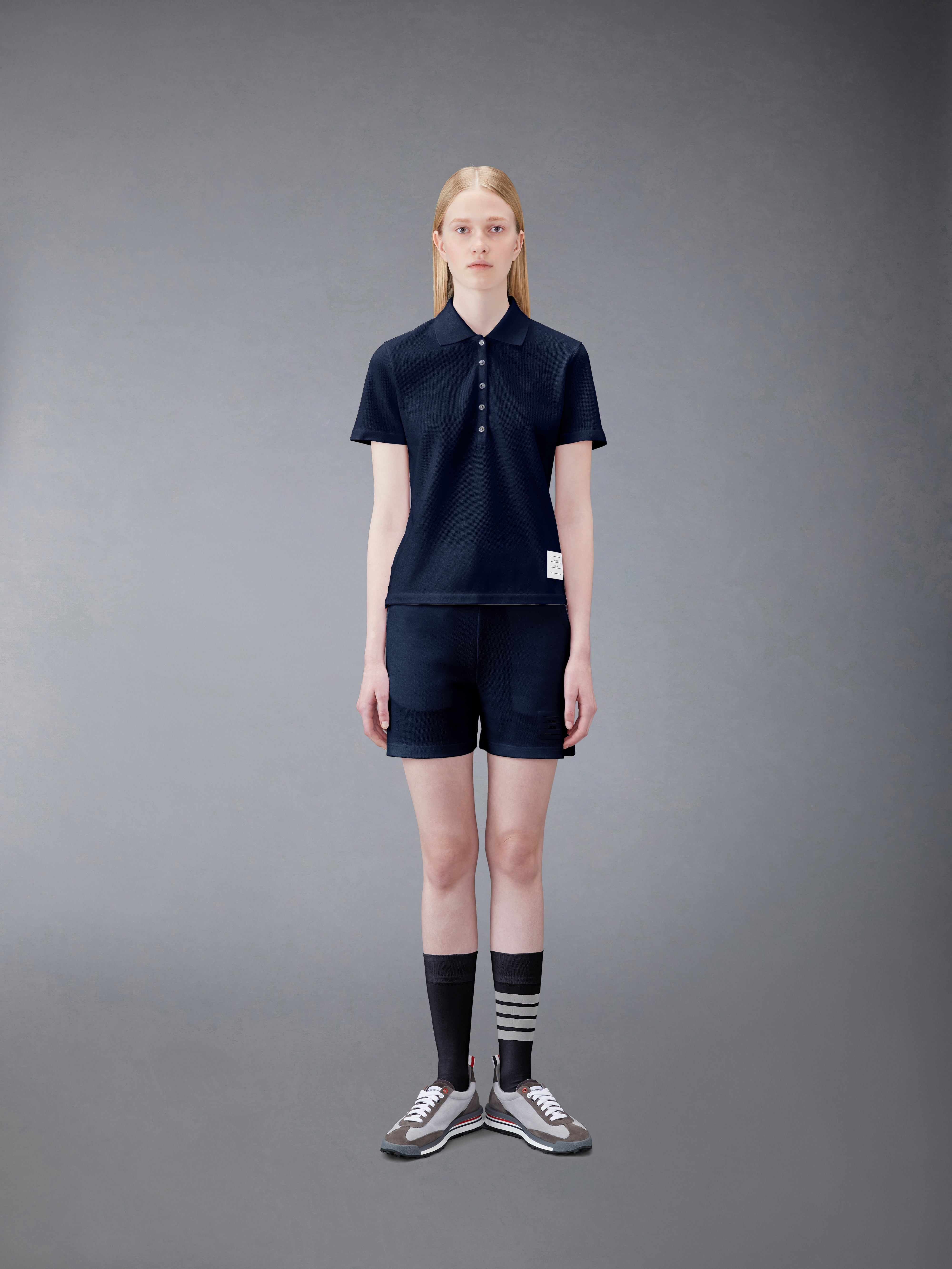 ピケ リラックス ストライプ ポロシャツ | Thom Browne