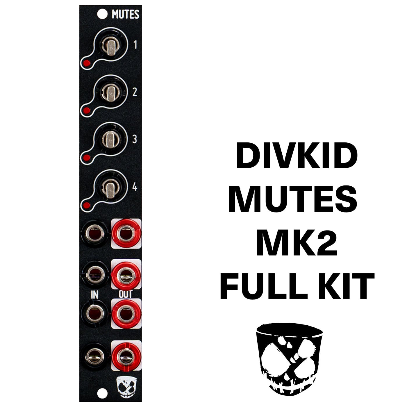 Divkid “Mutes” MK2 – Full DIY Kit – Thonk – DIY Synthesizer Kits