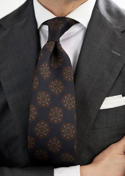 Holliday & Brown TIE | 小紋 ブラック | TIE STATION【タイステーション】