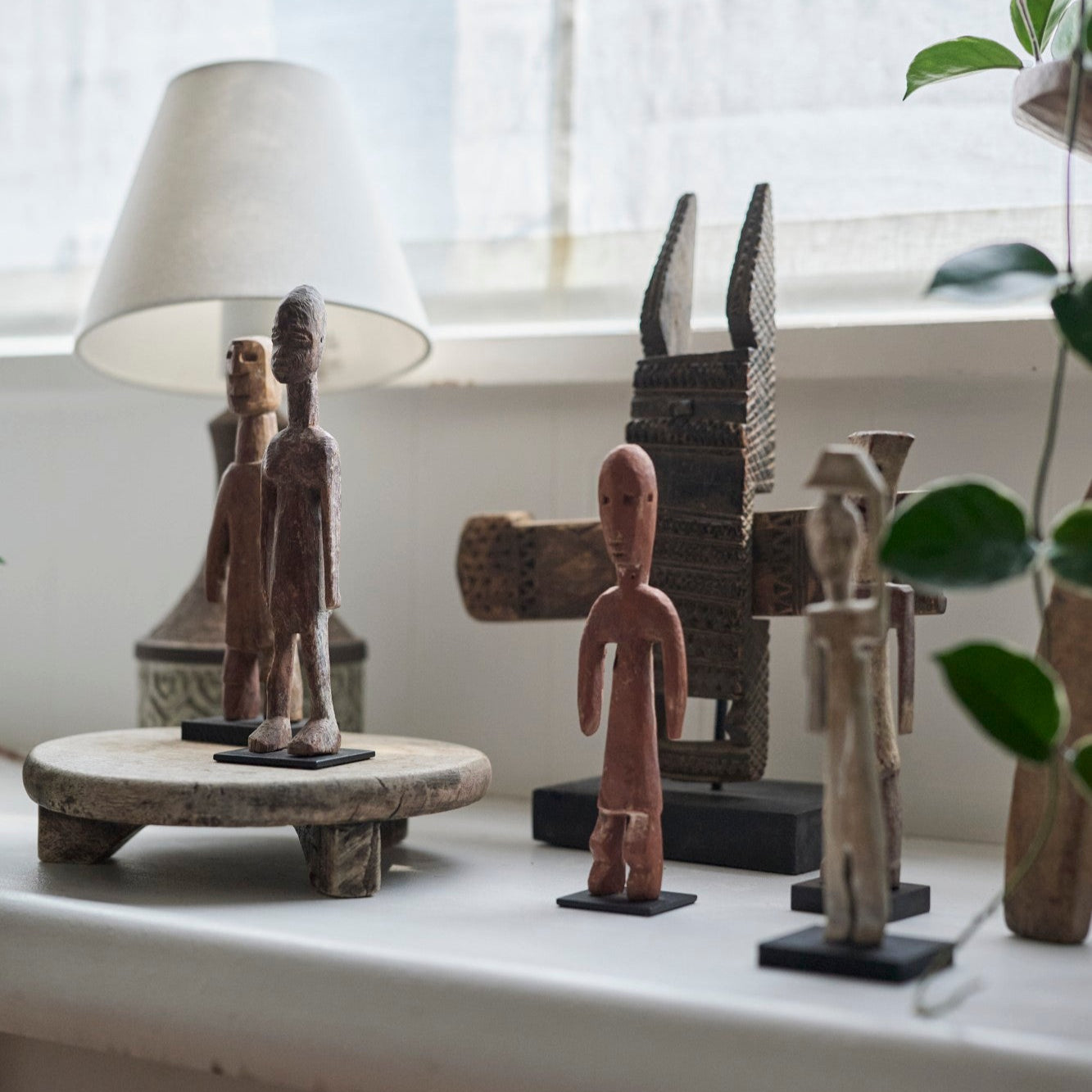 アフリカンヴィンテージ | 魔除け木彫り像 003 | アダン族 – tiflo