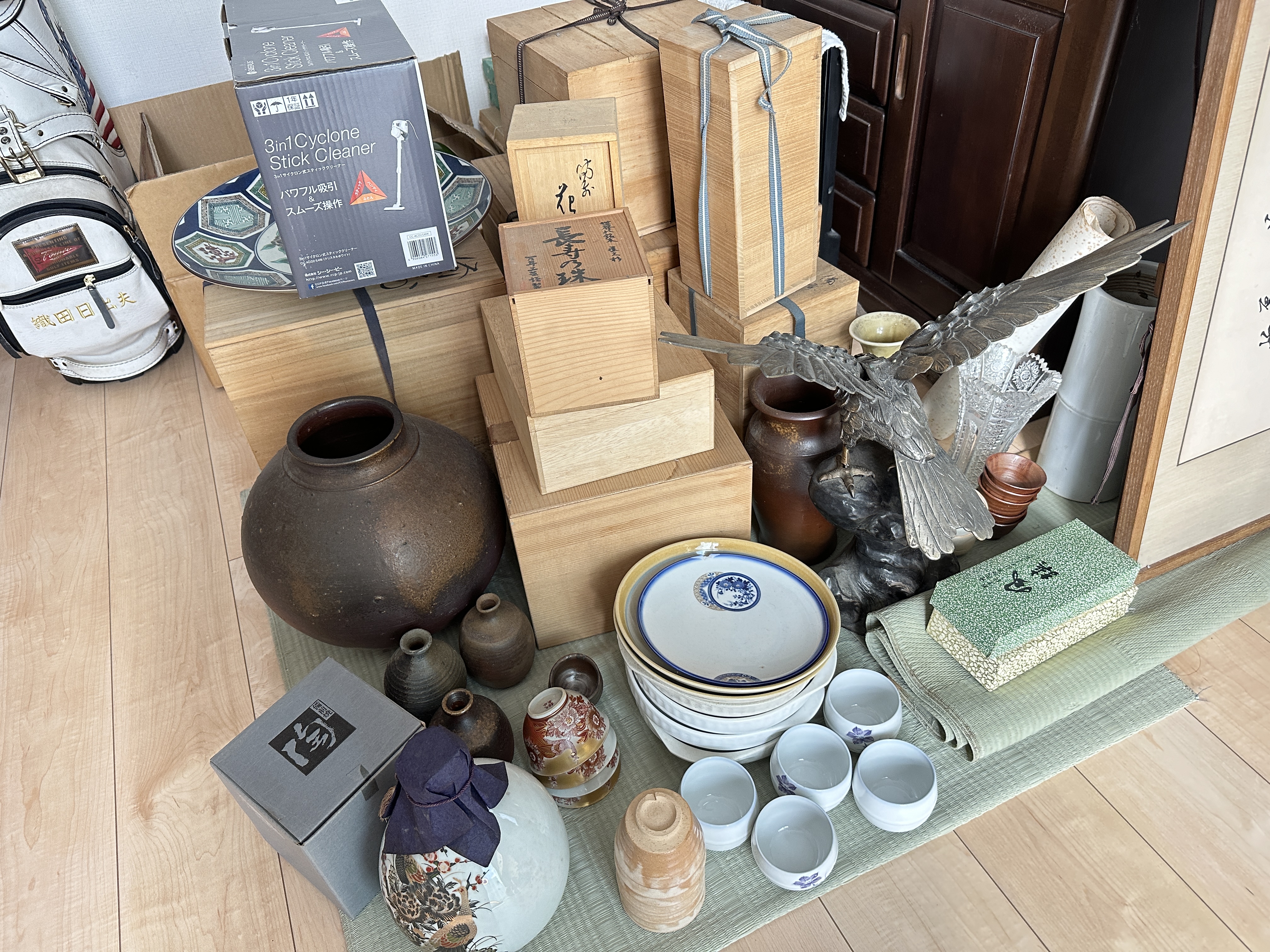 買取事例：岡山市南区にて遺品整理に伴う骨董品・美術品の買取｜備前焼