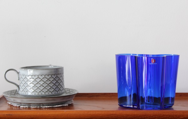 iittala イッタラ Alvar Aalto / Vase H 95mm(コバルトブルー)