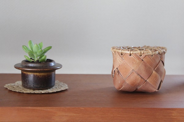 白樺のかご 小さなかご / S size