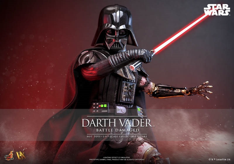 Darth Vader Battle Damaged - Star Wars - Hot Toys DX44 1/6 Scale