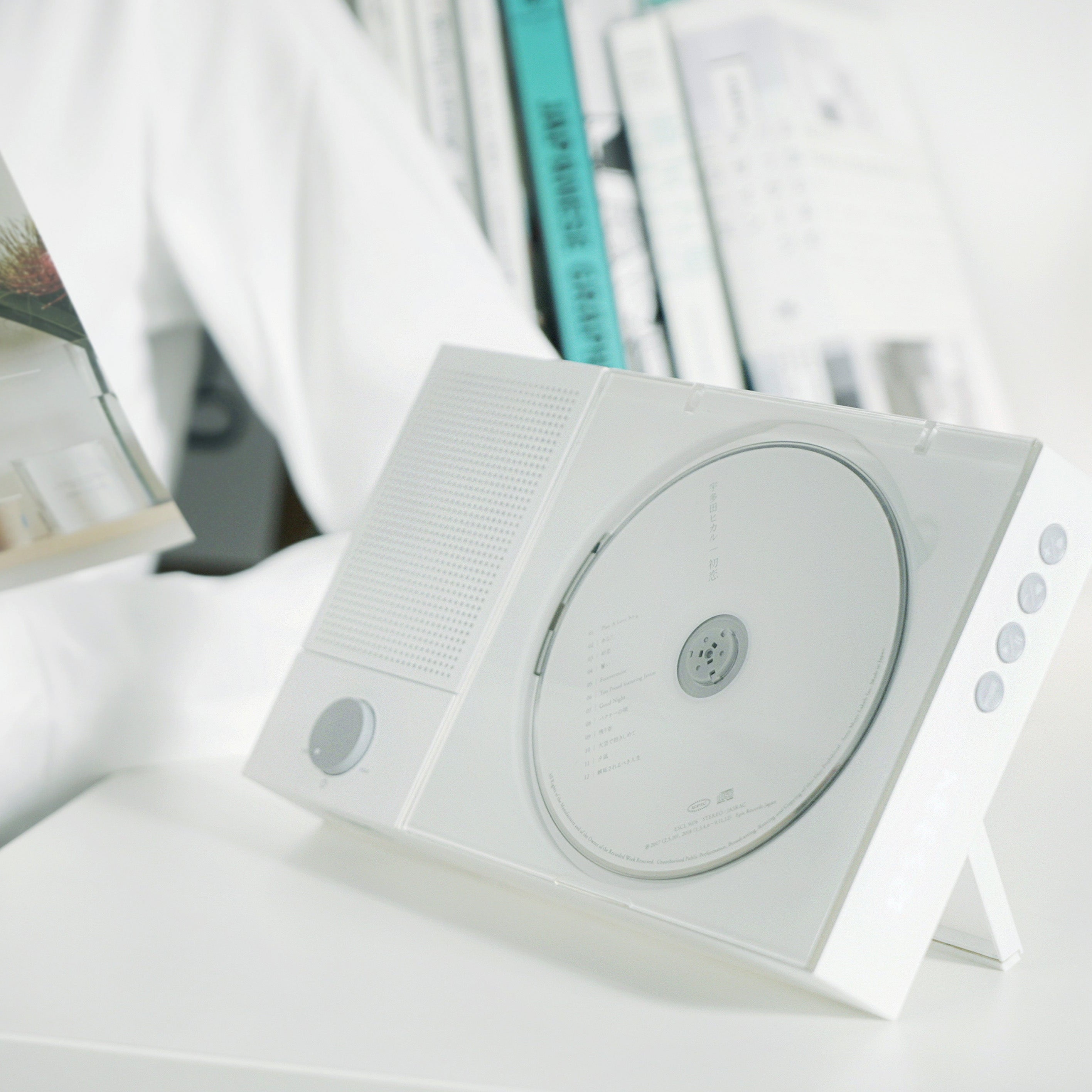Tinyl SPLIT Portable 3-in-1 Modular CD Player - Elegant White