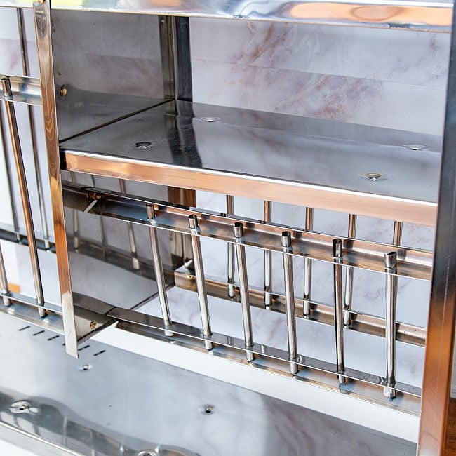 インディアンキッチンラック 食器棚 【大】 高さ：79.5cm程度 横幅