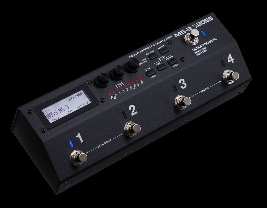 Boss MS-3 Multi Effect Guitar Pedal Switcher — Truetone Music
