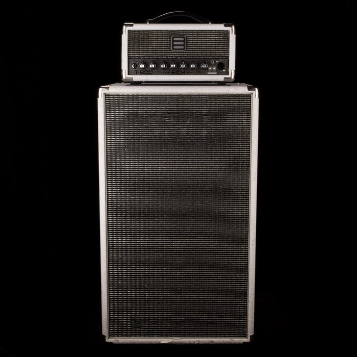Pre Owned Eich T900 Classic Bass Amp Head 212S Cabinet White Bass