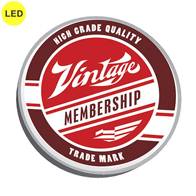 袖（突出し）看板】三和サインワークス 小型壁面丸型LEDサイン 壁面900