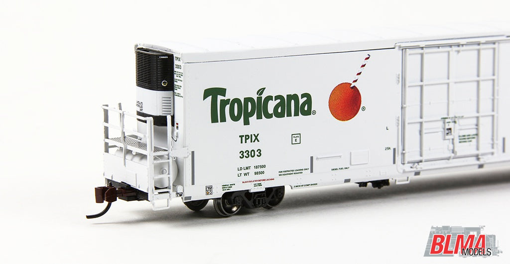 BLMA Models 15705 N TPIX 64' REEFER #3087 – Trainz