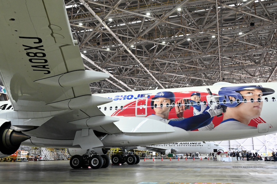 JAL Unveils 'DREAM SHO JET' A350 Featuring MLB Star Shohei Ohtani