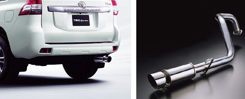 TRD新商品案内 | ランドクルーザープラド用ハイレスポンスマフラー発売